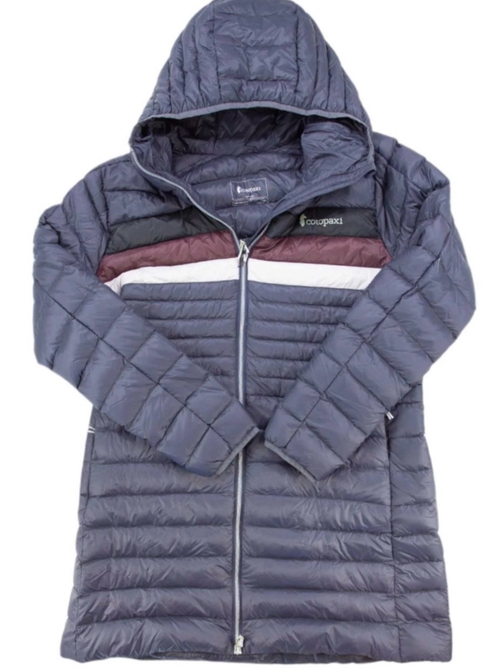 Cotopaxi Fuego Down Parka Jacket Womens Small 800-Fill Colorblock Puffer Coat - Picture 7 of 7